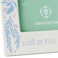 Bridgerton Love in Full Bloom Ceramic Picture Frame