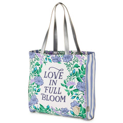 Bridgerton Love in Full Bloom Floral Tote Bag