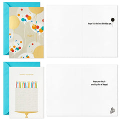 Bright Birthday Wishes Boxed Birthday Cards Assortment, Pack of 36