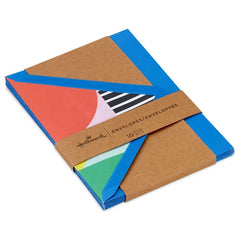 Royal Blue Designed Envelopes, Pack of 10