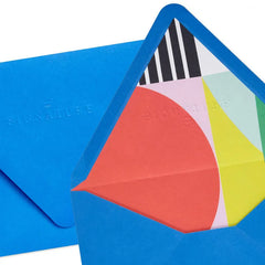 Royal Blue Designed Envelopes, Pack of 10