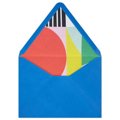 Royal Blue Designed Envelopes, Pack of 10