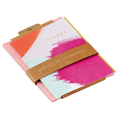 Brushstroke Pastels Blank Thank-You Note Cards, Pack of 5