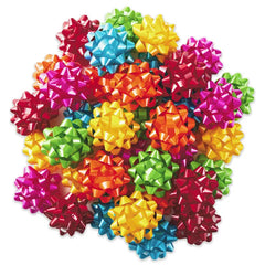 Assorted Bright Colors 36-Pack Gift Bows