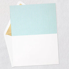 Handcrafted Flowers Blank Card