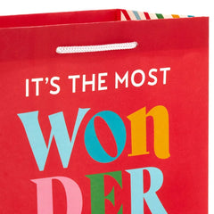 Bright Wishes 8-Pack Christmas Gift Bags, Assorted Sizes and Designs