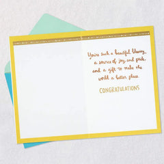 A Source of Joy and Pride Graduation Card for Her
