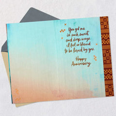 Strong, Gentle, Confident Anniversary Card for Husband