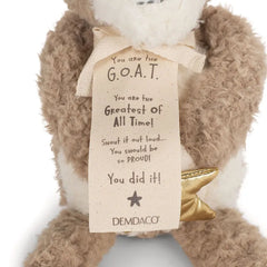 Demdaco G.O.A.T. Goat Stuffed Animal, 9"