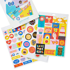 Decorate and Send Colorful Sticker Book