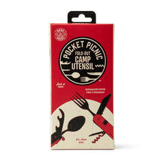 Bunk House Pocket Picnic Fold-Out Camp Utensil