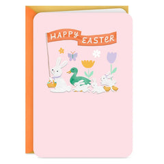 The Easter Friends Parade Easter Card for Kids