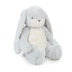 Bunnies by the Bay Little Nibble Gray Bunny Stuffed Animal, 12"