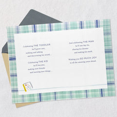 Celebrating Your New Little Man New Baby Boy Card