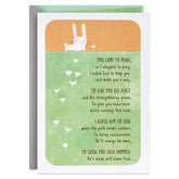 Praying God Will Carry You Through Religious Encouragement Card