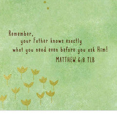 Praying God Will Carry You Through Religious Encouragement Card