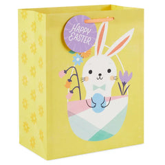 9.6" Bunny in Basket Medium Easter Gift Bag