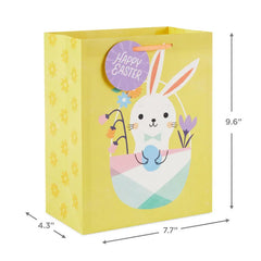 9.6" Bunny in Basket Medium Easter Gift Bag
