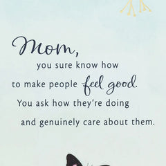 You Go Above and Beyond Birthday Card for Mom