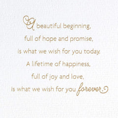 Wishing You the Happiest-Ever-After Wedding Card From Us