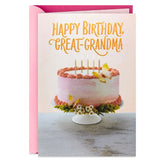 You're a Blessing to Our Family Birthday Card for Great-Grandma