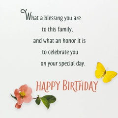 You're a Blessing to Our Family Birthday Card for Great-Grandma
