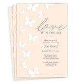 Love Is in the Air Flat Wedding Shower Invitation
