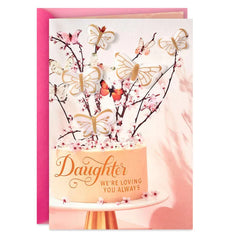 Always Loving You Birthday Card for Daughter from Us