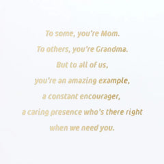 Part Mom, Part Grandma, All Amazing Birthday Card for Mom from All