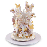 Delicate Butterflies Spinning Bouquet Musical 3D Pop-Up Mother's Day Card