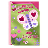 Wonderfully Unique You Birthday Card for Girls