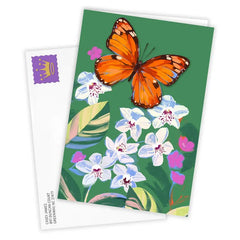 Butterfly Garden Custom Card