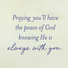 Always Believe, Trust and Hope Religious Encouragement Card
