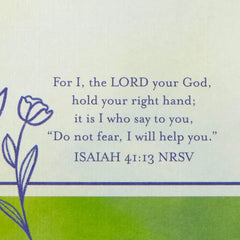 Always Believe, Trust and Hope Religious Encouragement Card