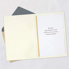 Remembered With Love Sympathy Card