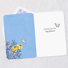 You Make My World a Better Place Friendship Card