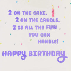 All the Fun 2nd Birthday Card