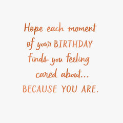 Enjoy Every Moment Cake With Candles Gift Card Greeting Birthday Card
