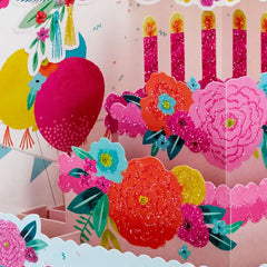 Celebrating Amazing You 3D Pop-Up Birthday Card