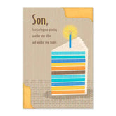 Another Year Older and Bolder Birthday Card for Son