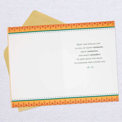 Happy Moments Ornate Cake Birthday Card