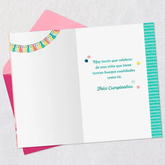 You're Beautiful Spanish-Language Birthday Card for Girl