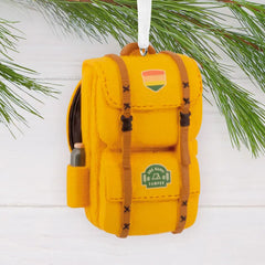 Camping Backpack Hallmark Ornament