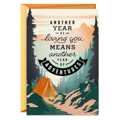 Another Year of Adventures Romantic Birthday Card