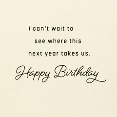 Another Year of Adventures Romantic Birthday Card