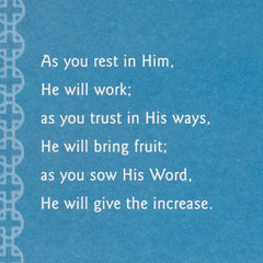With Appreciation for Your Ministry Religious Thank You Card