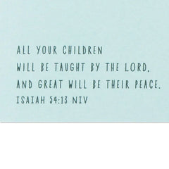 God's Blessings on Your Sweet Baby Religious Baptism Card