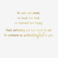 No Wish Too Big Gift Card Greeting Birthday Card