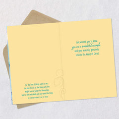 You Reflect the Heart of Christ Religious Clergy Appreciation Card