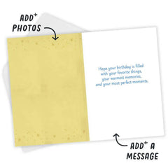 Bright Wishes Custom Birthday Card
